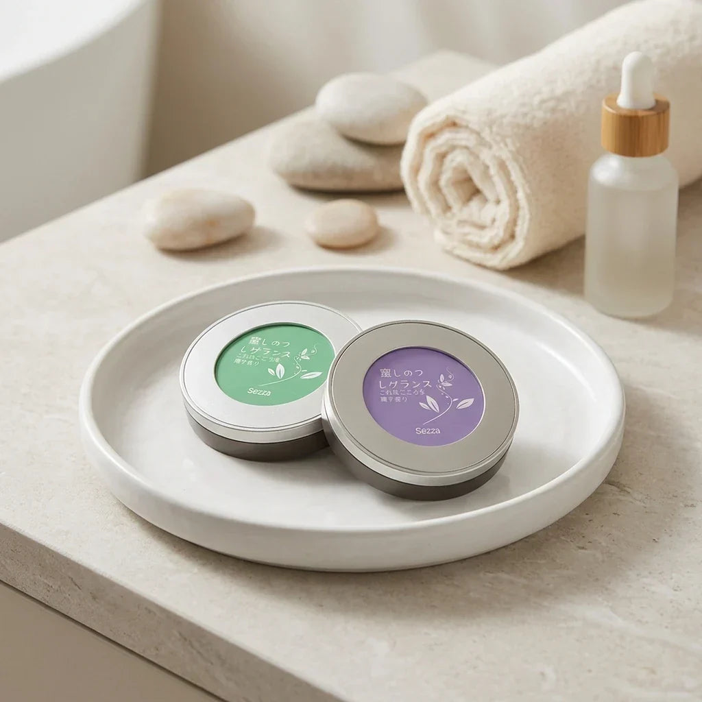SEZHE Japan | Natural Aromatherapy Tablets (1 Tablet + Holder Set) | 西哲天然香薰片 (单片+出风口支架套组)